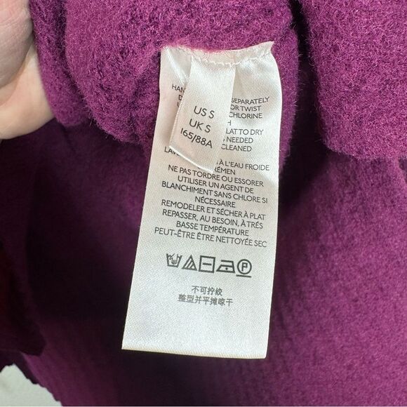 Free People Peaches Tunic Top Plum Purple Oversized Sweater Women’s Small - Picture 5 of 7